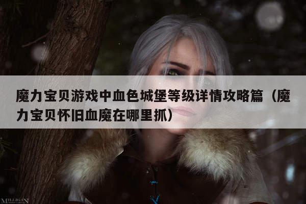 魔力宝贝游戏中血色城堡等级详情攻略篇（魔力宝贝怀旧血魔在哪里抓）